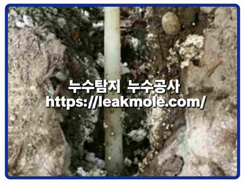 누수탐지 현장 작업 사진 2